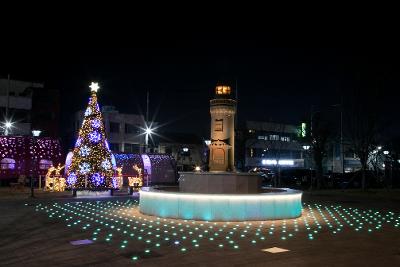 야간 경관조명 설치