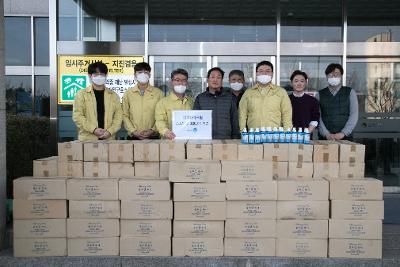 이웃돕기 성금 기탁식(대야지경교회,손세정제)