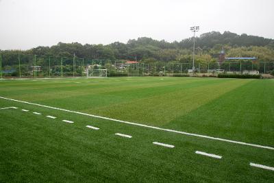 대야국민체육센터 군봉배수지 축구장 인조잔디 조성