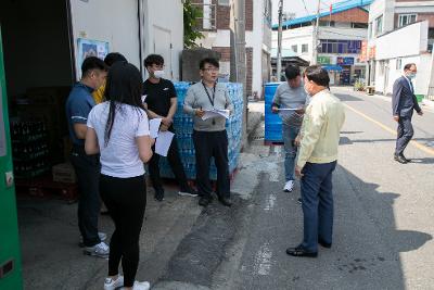 군산우물 물배달 봉사활동 격려