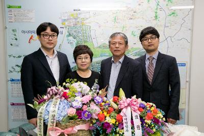 박인수 안전건설국장 퇴임 기념촬영