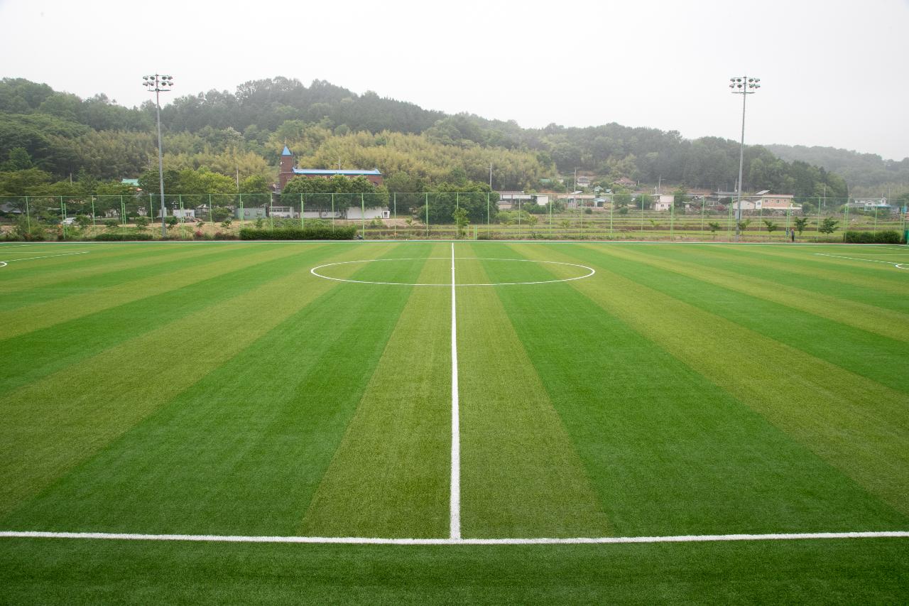 대야국민체육센터 군봉배수지 축구장 인조잔디 조성