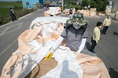 옥구농협 20년산 귀리수매 현장방문