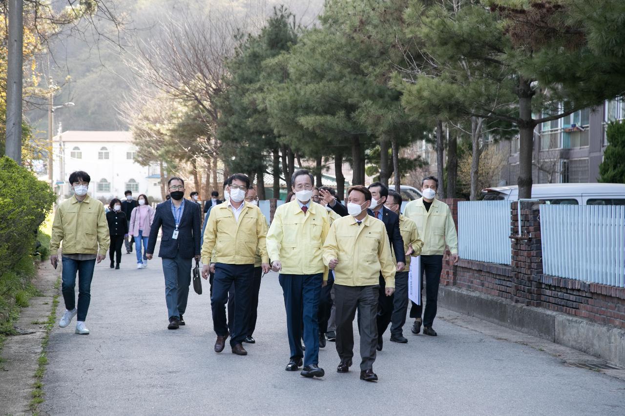 재해예방사업 조기추진 관련 도지사 현장방문