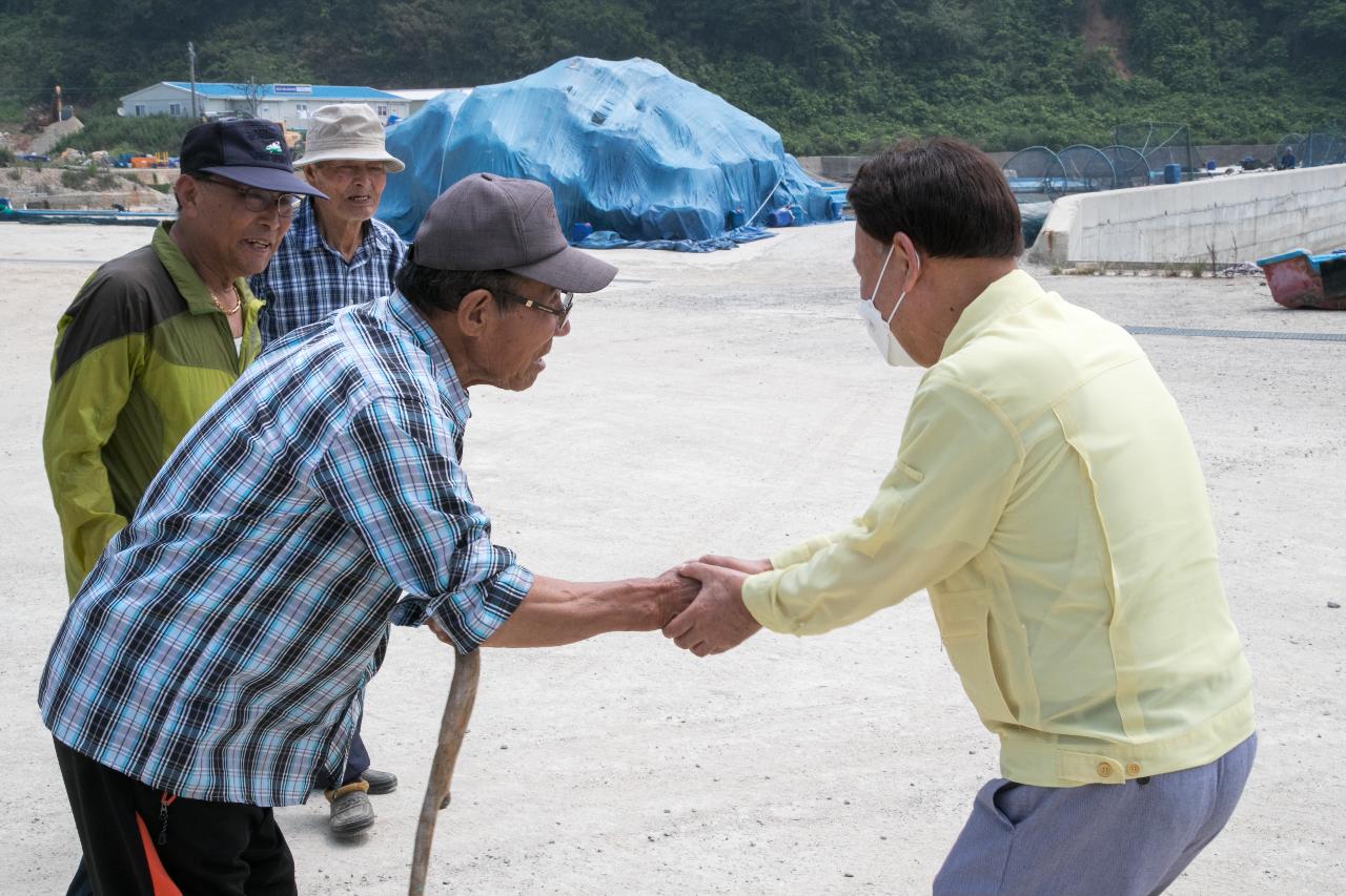 도서지역 주요사업장 현장 방문(방축도)