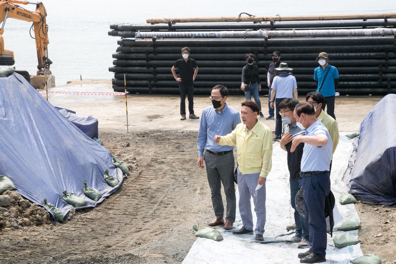 도서지역 주요사업장 현장 방문(방축도)