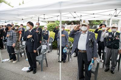 군산 중고등학교 6.25학도병 전사자 추모제