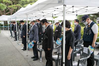 군산 중고등학교 6.25학도병 전사자 추모제