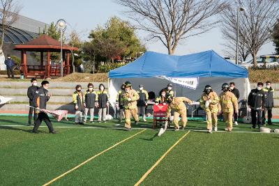 의용소방대 소방기술훈련 경연대회 격려 방문