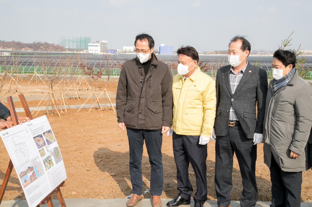 군산시민태양광발전소 시험가동 현장방문