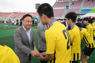 금석배 전국고등학교축구대회 시상식