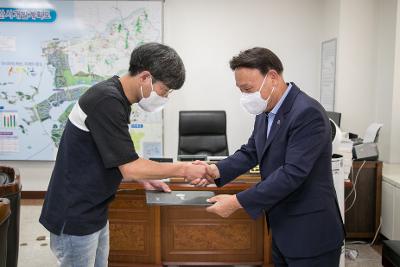 2022년 군산맛집 지정증 수여