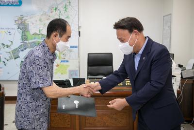 2022년 군산맛집 지정증 수여