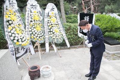 군산 중고등학교 6.25학도병 전사자 추모제