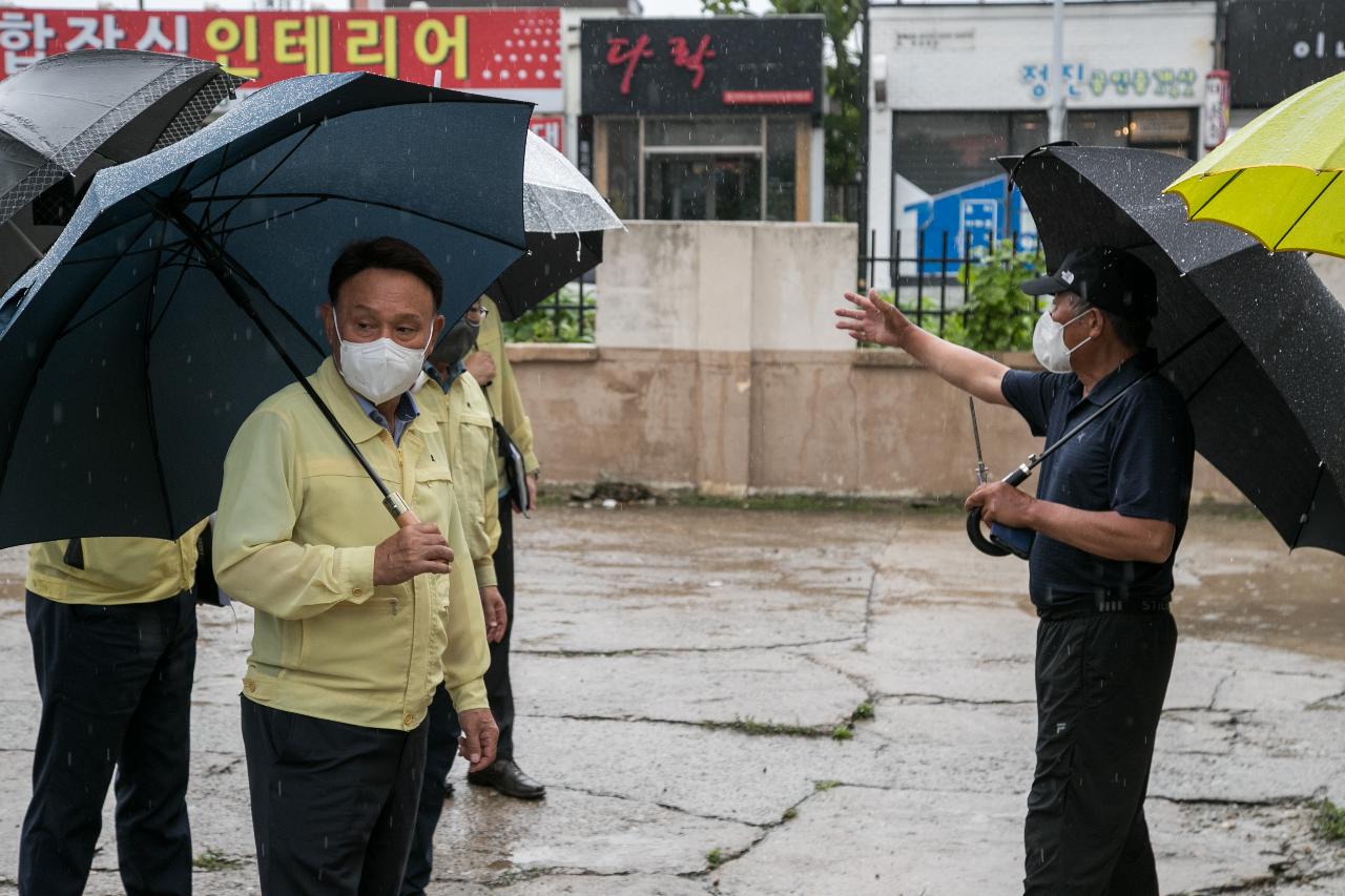 침수지역 현장방문