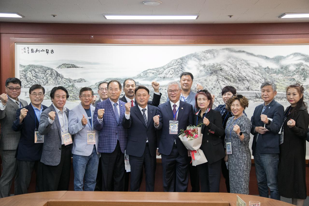 미주지역 한인회장단 군산 예방 간담회