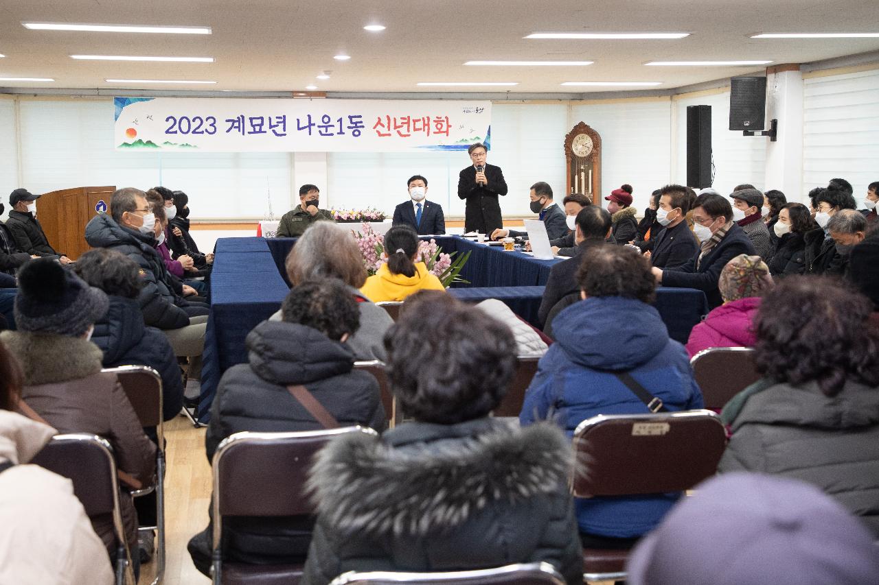 2023년 나운1동 신년대화