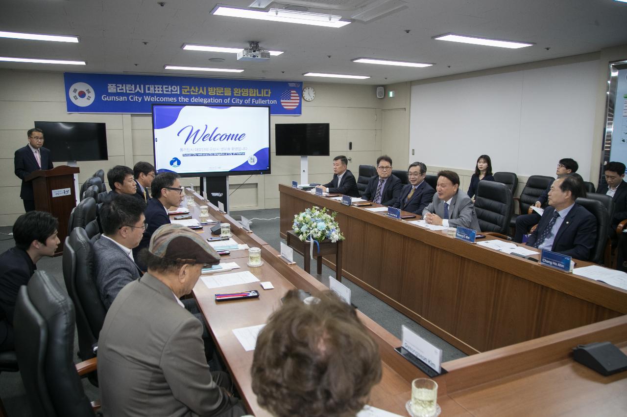 미국 캘리포니아 풀러턴시 시장단 방문