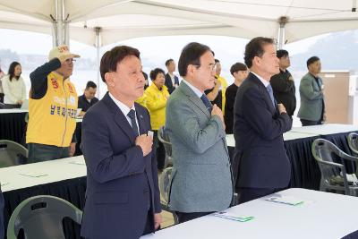 선유도 고교생납북자 송환기념비 제막식