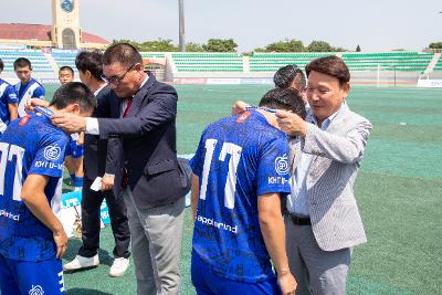 금석배 고등학생 축구대회 결승전 시상식