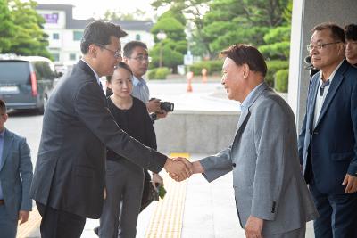 중국 양저우시 당서기 면담