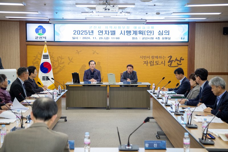 제5기 군산지역사회보장계획 연차별 시행계획안 심의