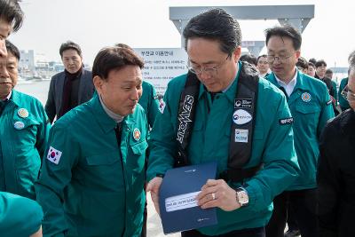 강도형 해수부장관 어선안전 점검방문