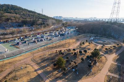 금강호캠핑장 드론사진
