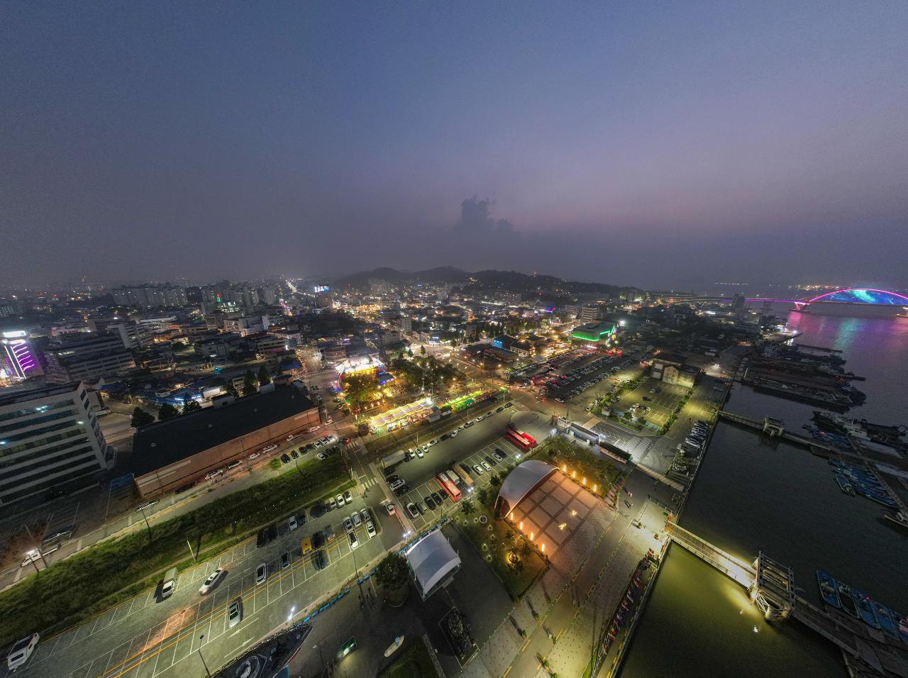 야행 드론사진
