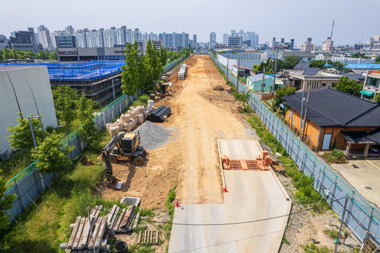 바람길숲 드론사진