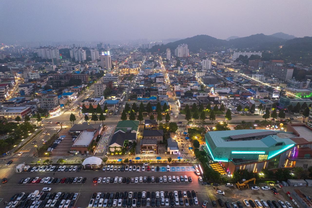 야행 드론사진
