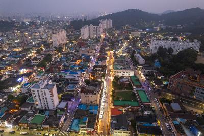 야행 드론사진