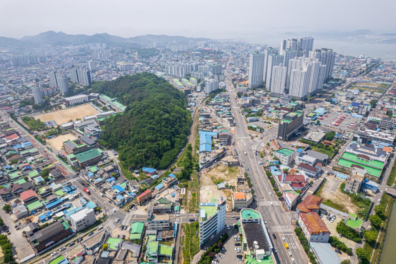 바람길숲 드론사진