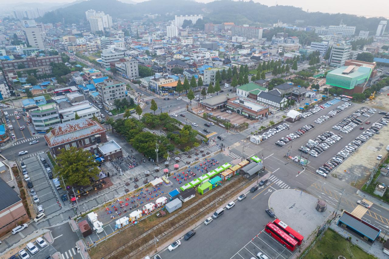 야행 드론사진