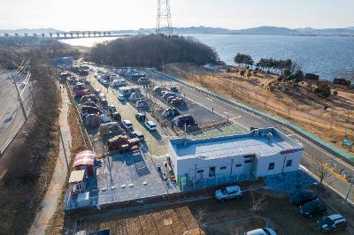 금강호캠핑장 드론사진
