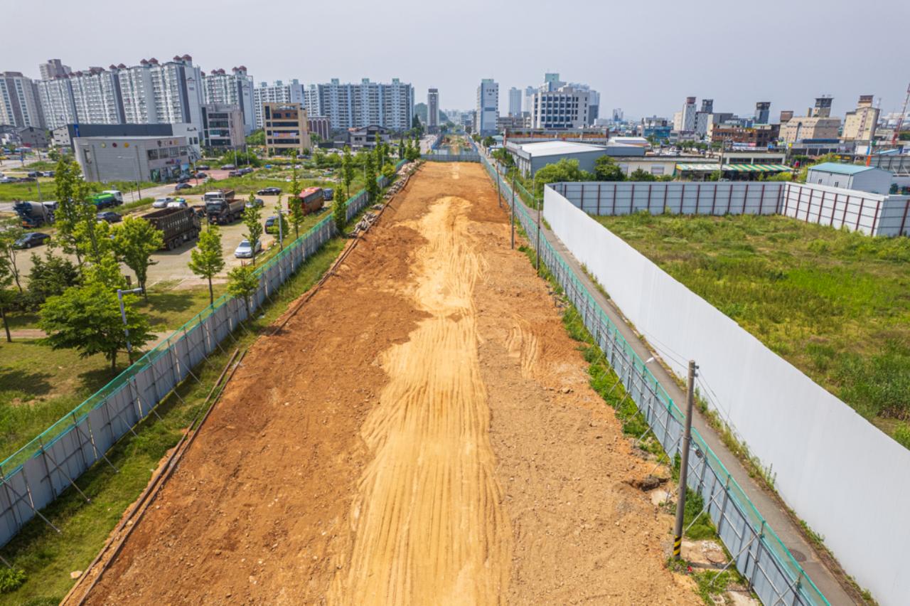 바람길숲 드론사진