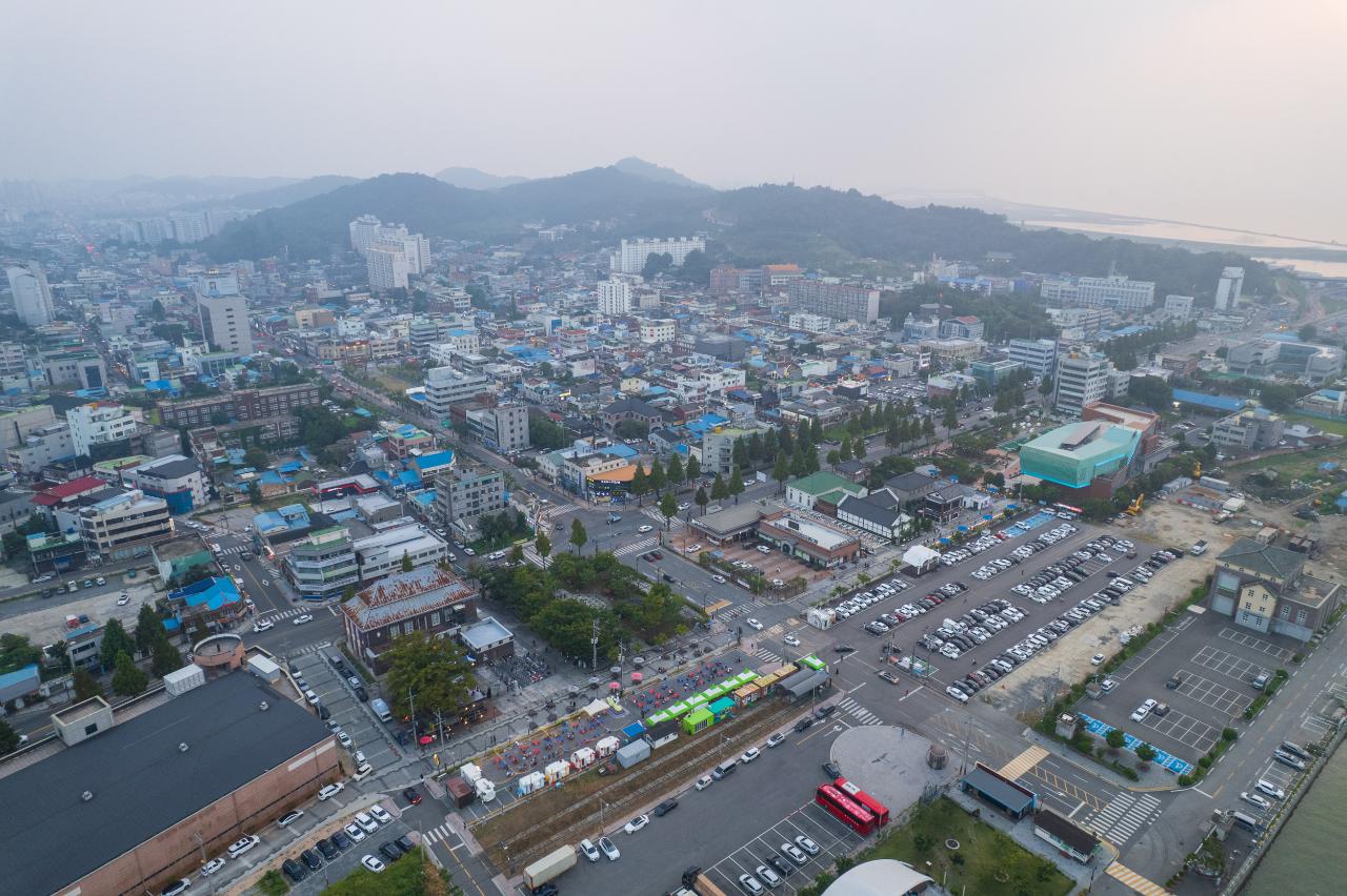 야행 드론사진