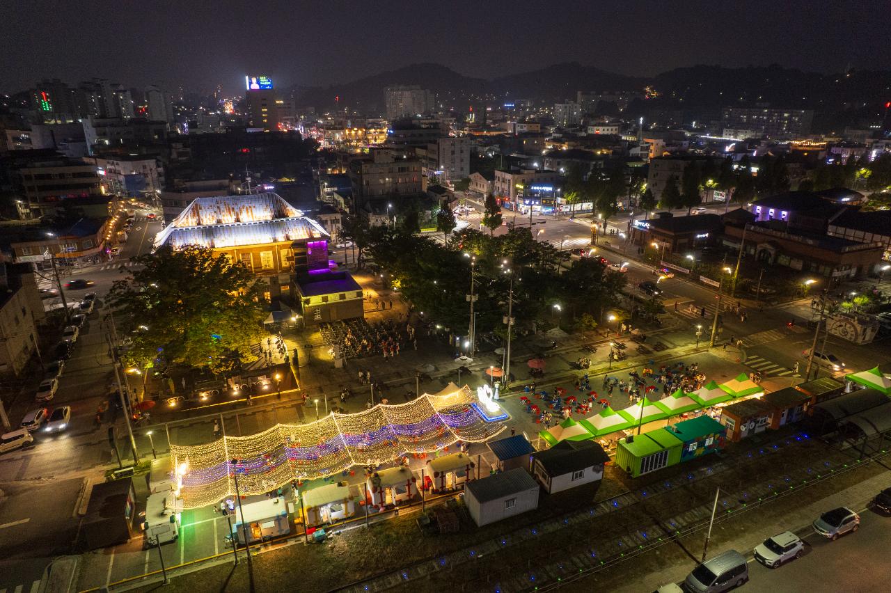야행 드론사진