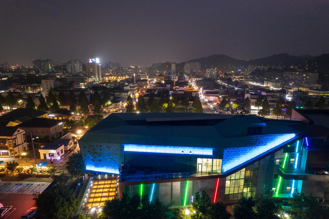 야행 드론사진