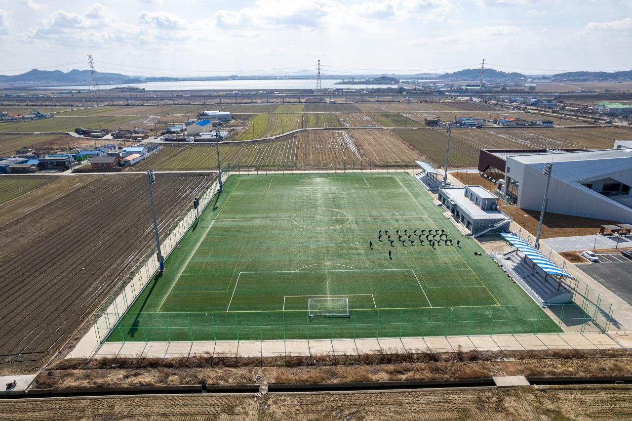 서군산복합체육센터 드론사진