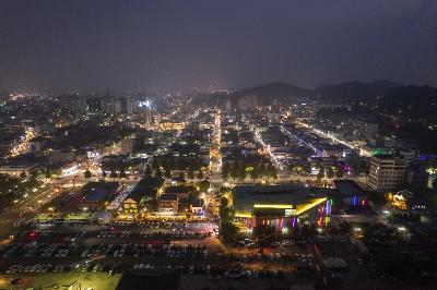 야행 드론사진