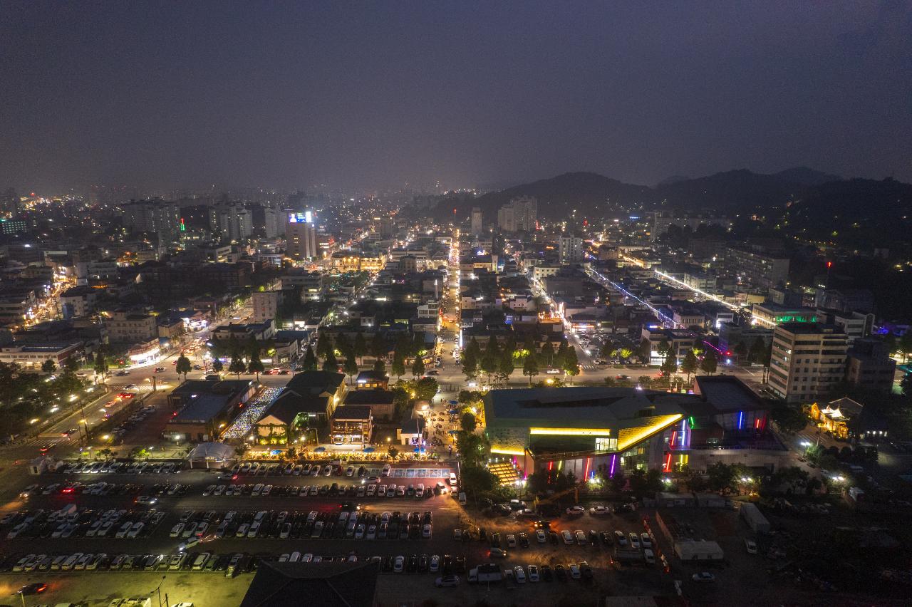 야행 드론사진