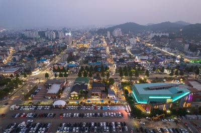 야행 드론사진
