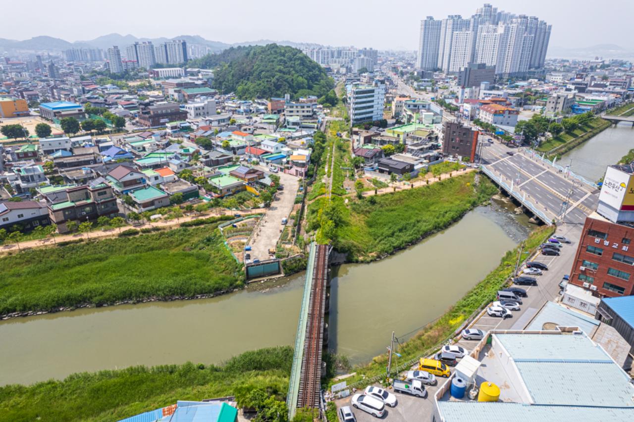 바람길숲 드론사진