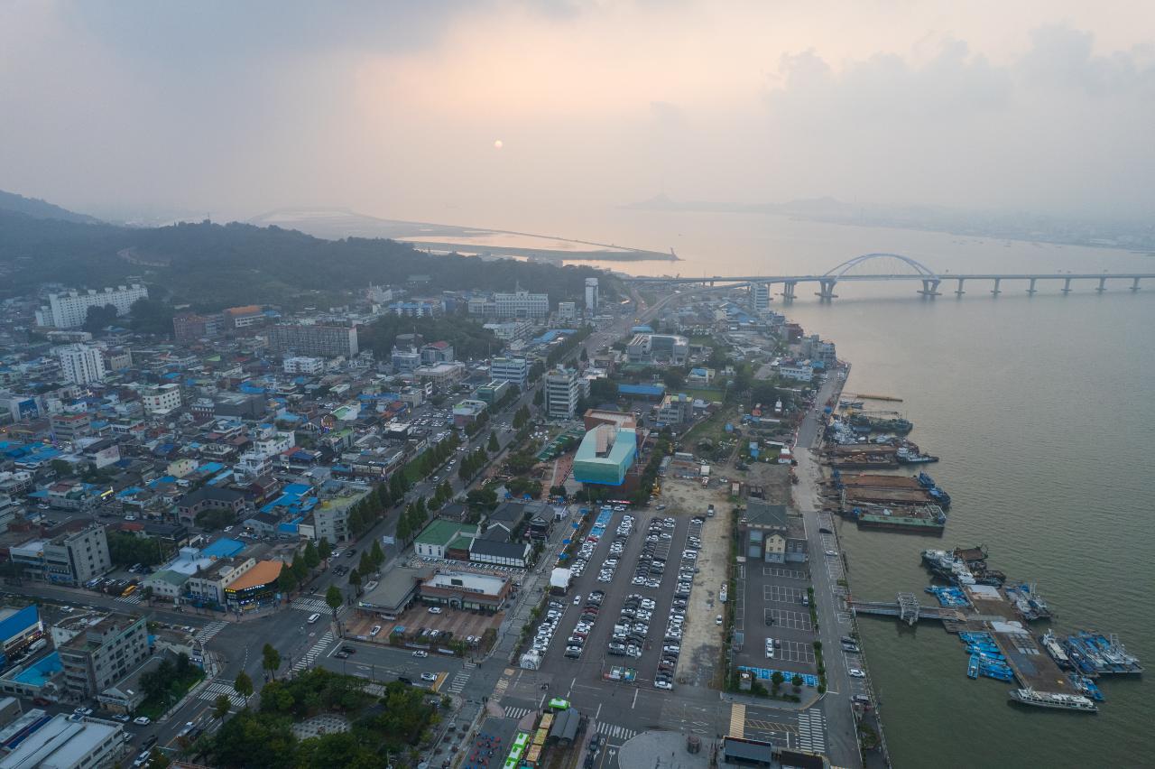 야행 드론사진