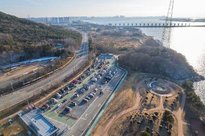 금강호캠핑장 드론사진