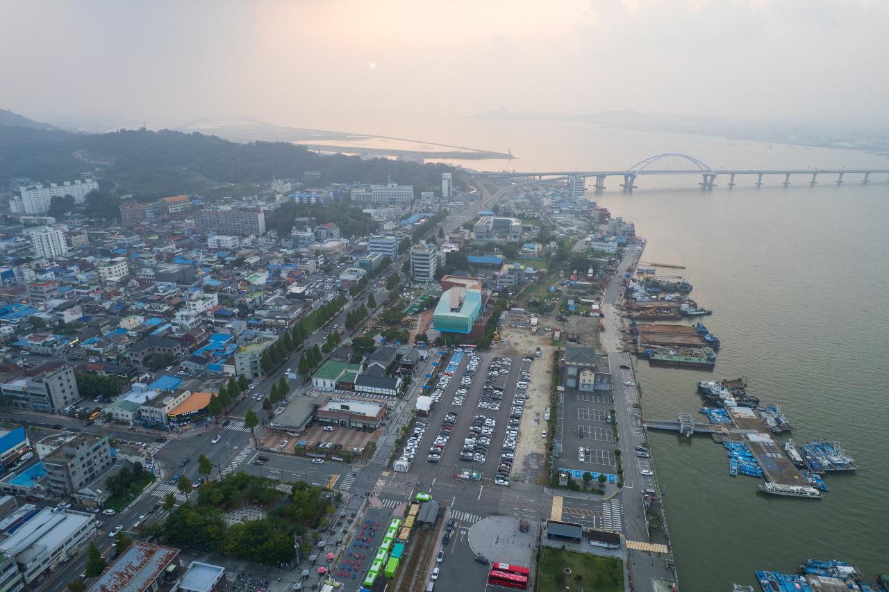 야행 드론사진