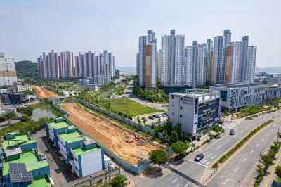 바람길숲 드론사진
