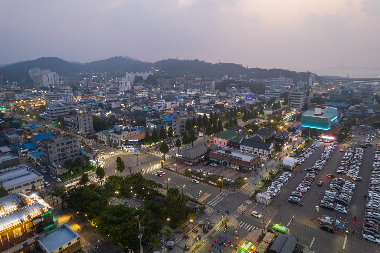 야행 드론사진