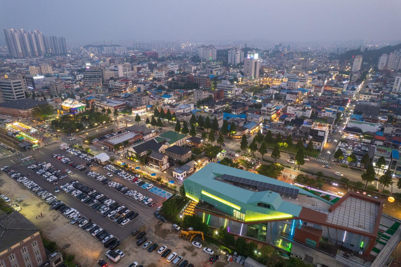 야행 드론사진